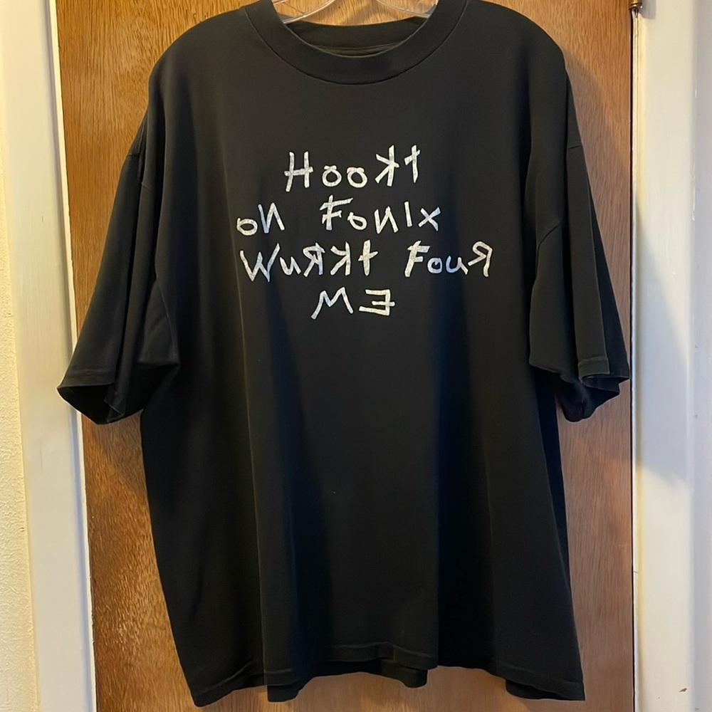 Gildan Heavy Weight Vintage Sz XXL Hookt On Fonix Workt Four ME Funny Unisex